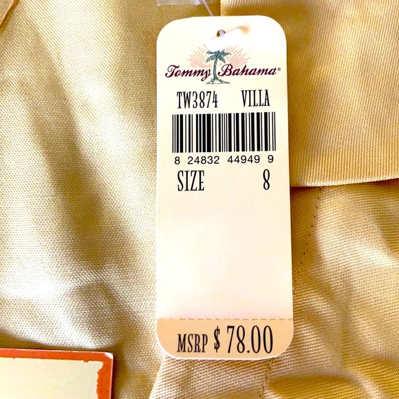 Tommy Bahama Timeless Twill Tie Top “Villa” - Picture 6 of 6